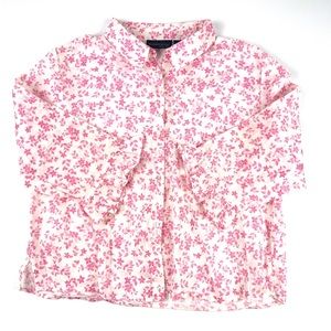Vintage Y2K Floral Blouse Size PL